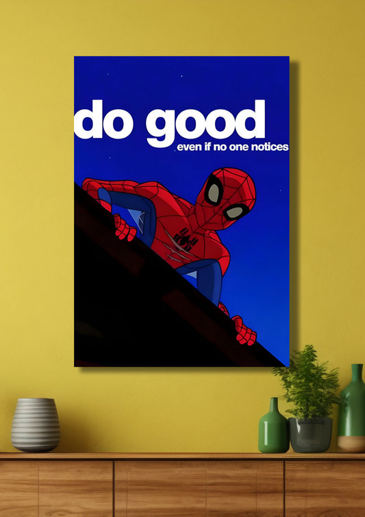 Spider Man "do good"