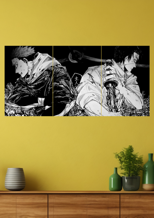 Jujutsu Kaisen split poster