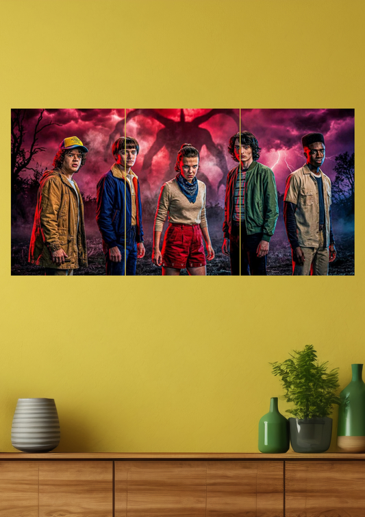 Stranger Things Series Split Poster