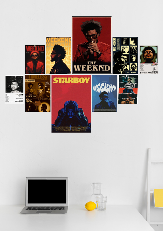 Weeknd Collage Set poster