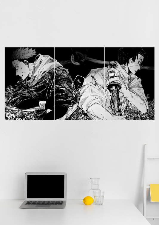 Jujutsu Kaisen split poster