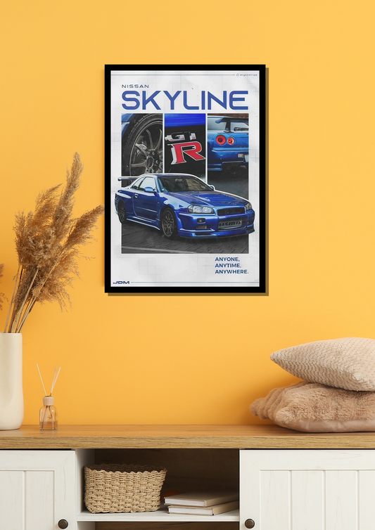 Nissan Skyline Photo Frame
