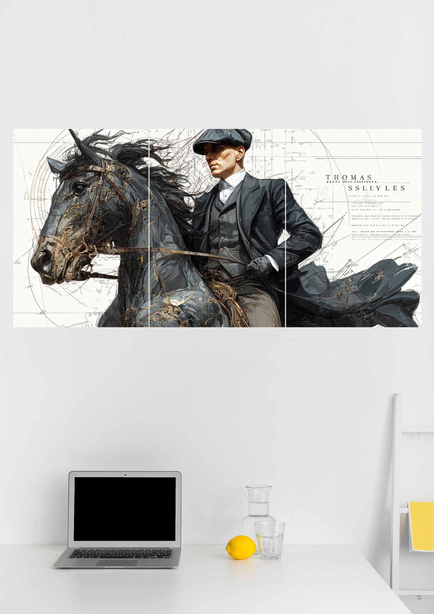 Thomas Shelby Peaky Blinders Split Poster