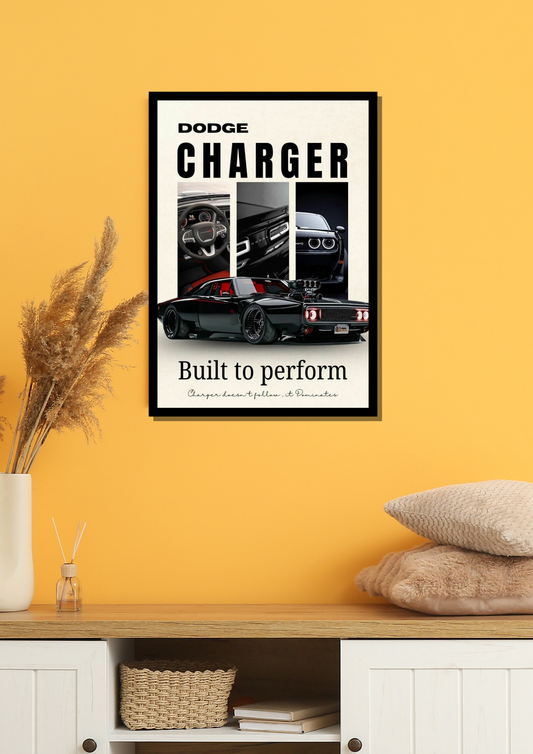 Dodge Charger Photo Frame