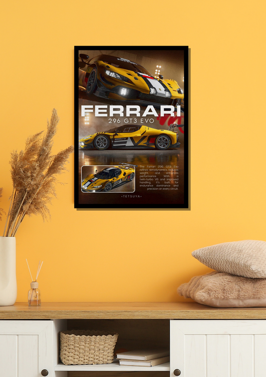 Ferrari 296 GT3 Photo Frame