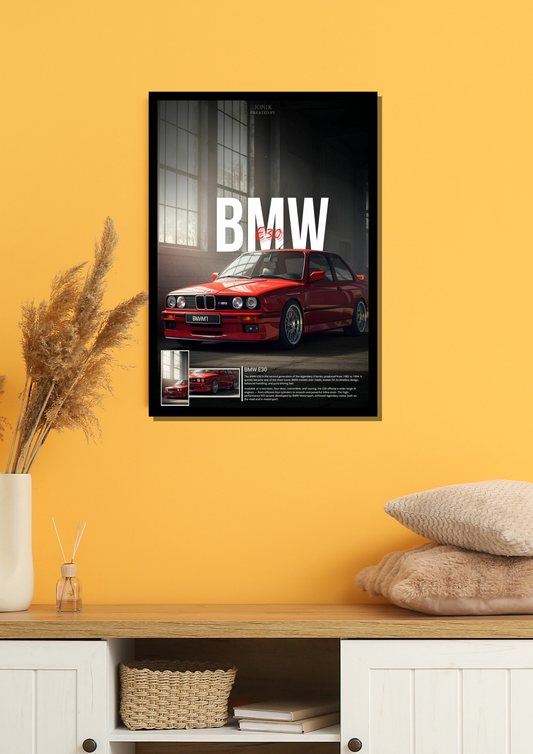 BMW E30 Photo Frame