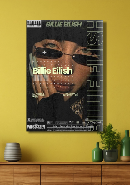 Billie Eilish Music Poster