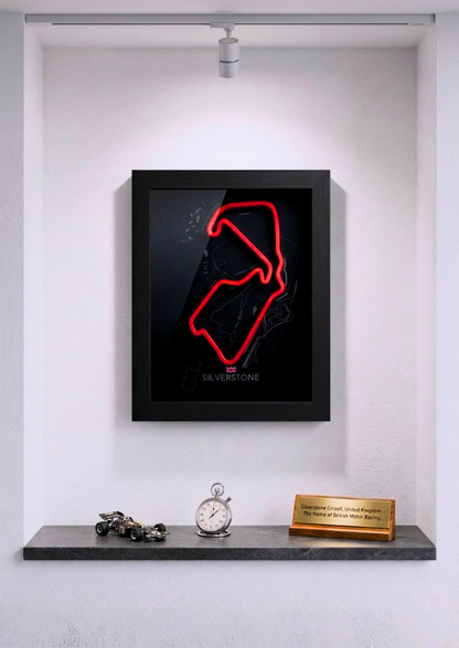 Silverstone 3D Printed F1 Circuit Track Frame