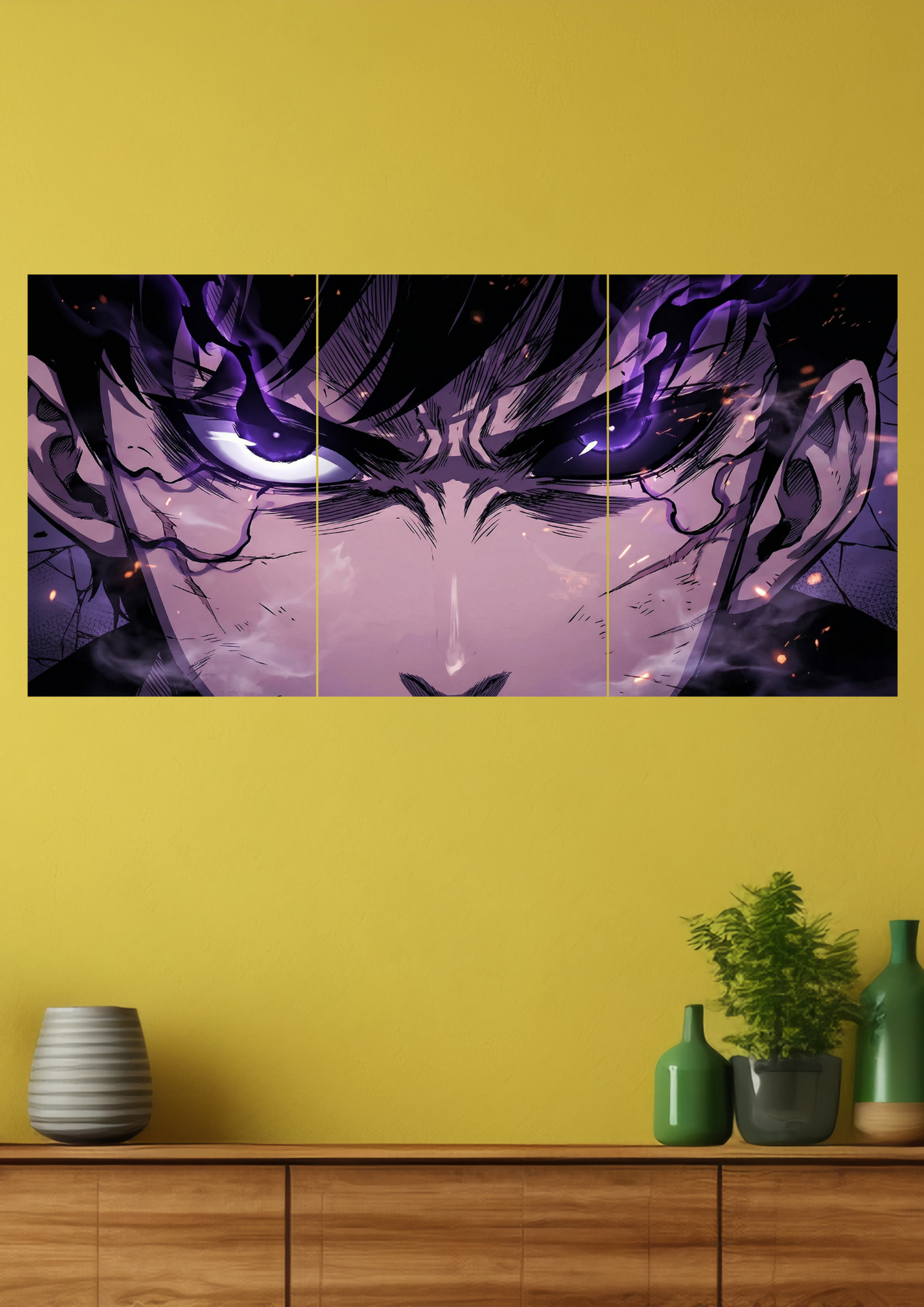 Sung Jin-woo Solo Leveling Split Poster