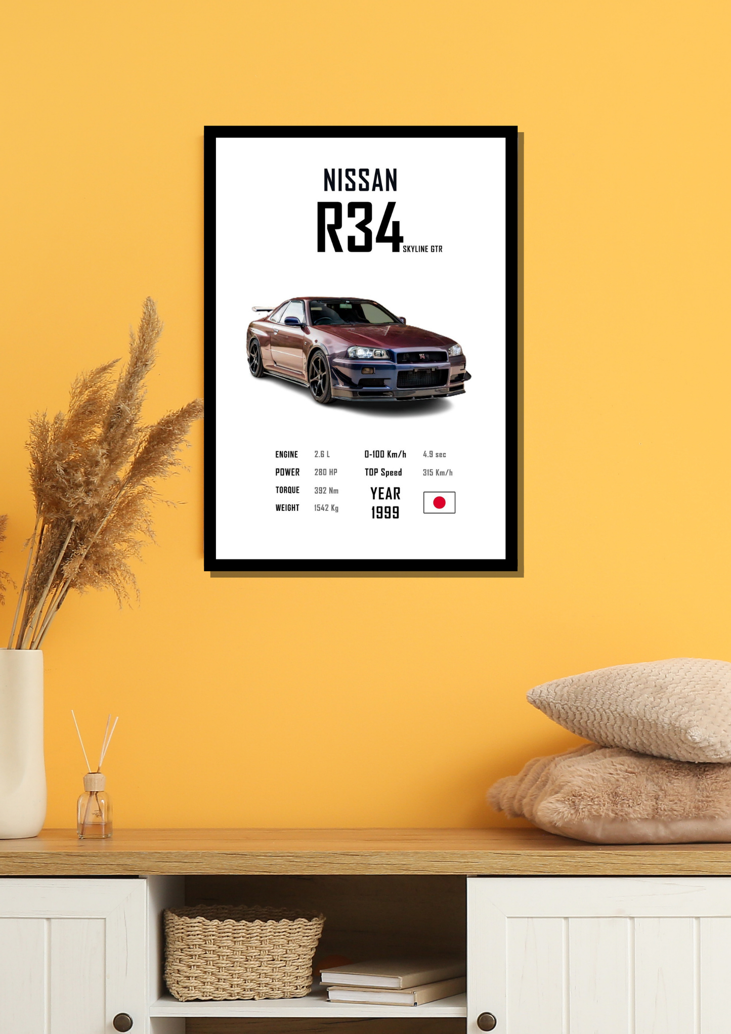 Nissan R34 Photo Frame