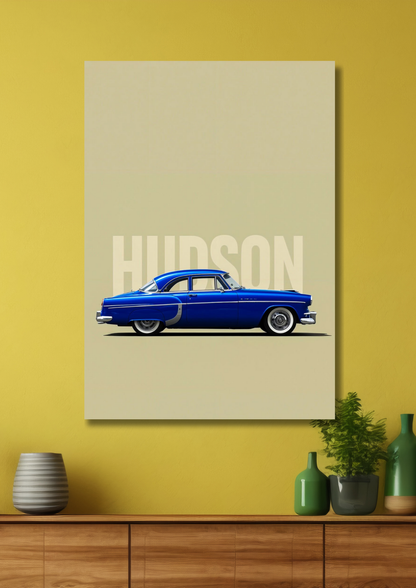 Hudson Hornet Car Poster