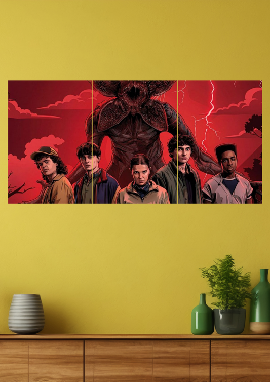 Stranger Things Series Split Poster