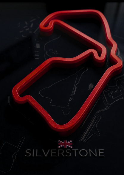 Silverstone 3D Printed F1 Circuit Track Frame