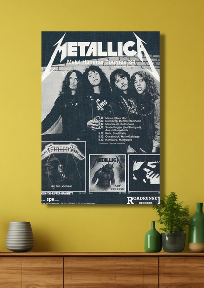 Metallica's 1984 "Metal Hammer Tournee"