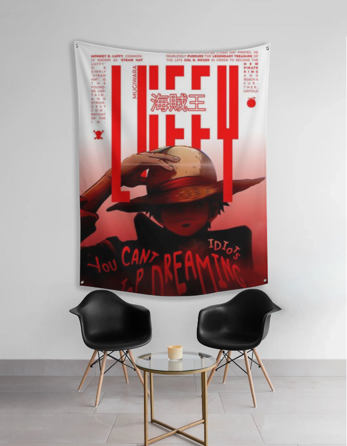 Luffy Premium Wall Flag (Tapestry)