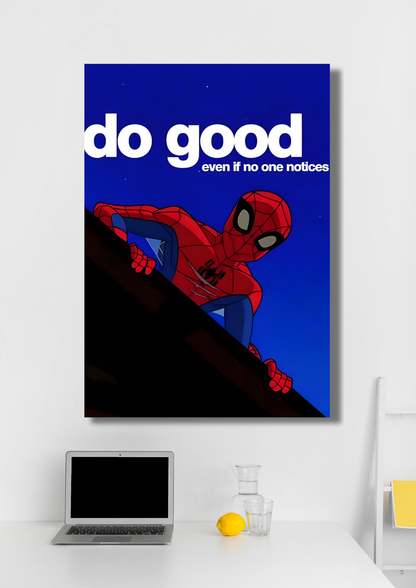 Spider Man "do good"