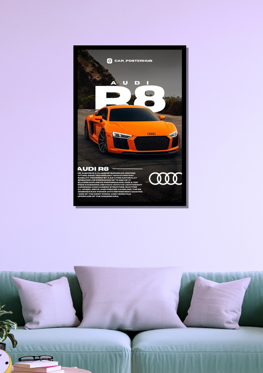 Audi R8 Photo Frame
