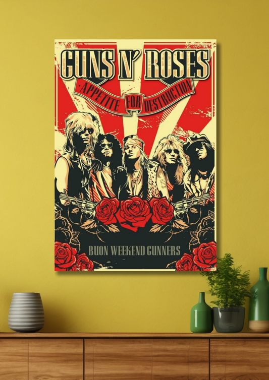Guns N' Roses music poster