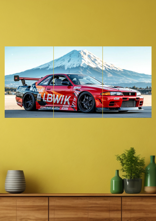 Nissan Skyline GT-R Split Poster