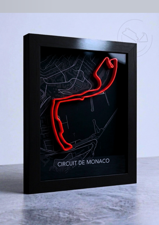 Monaco 3D Printed F1 Circuit Track Frame