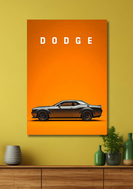 Dodge Challenger Car Poster