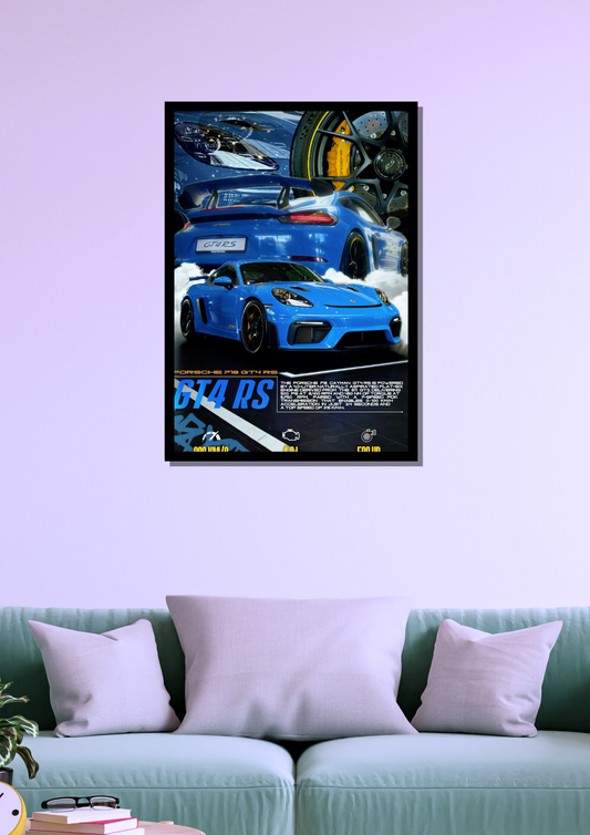 Porsche GT4 RS Photo Frame