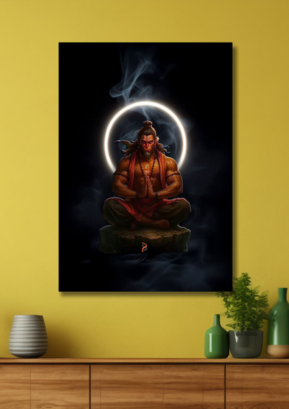 Lord Hanuman Devotional Poster