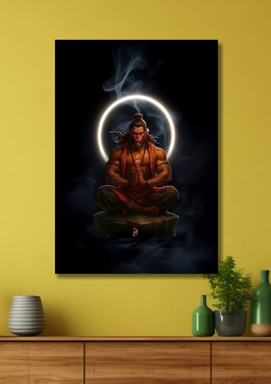 Lord Hanuman Devotional Poster