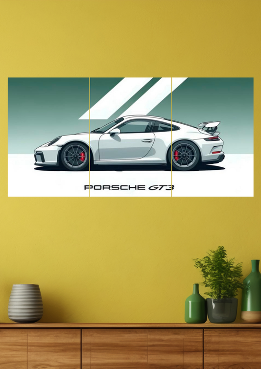 Porsche 911 GT3 Split Poster
