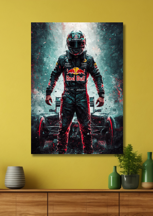 Max Verstappen Red Bull F1 Poster