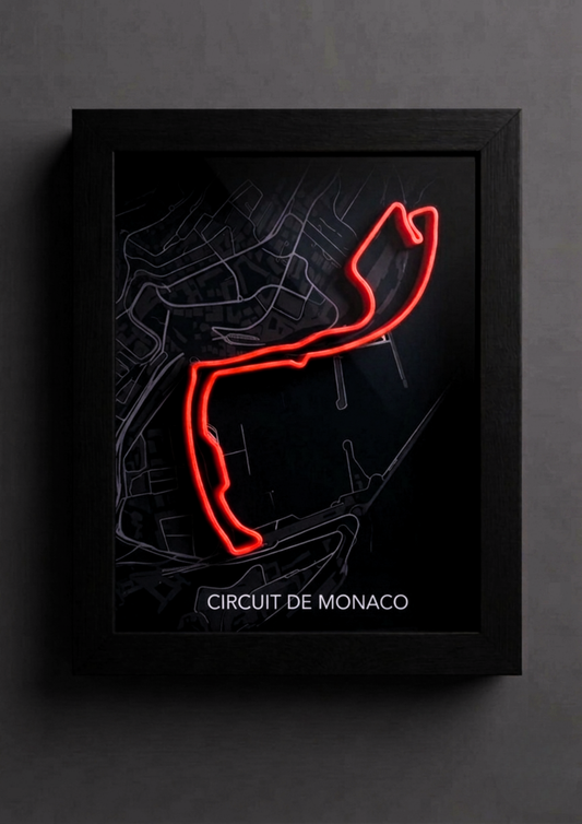 Monaco 3D Printed F1 Circuit Track Frame