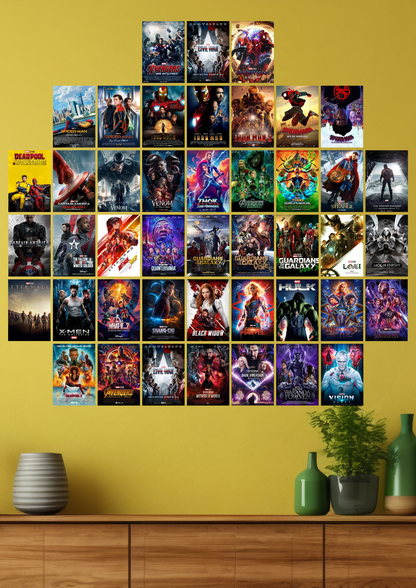 45 Epic MCU collage set