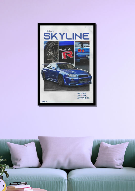 Nissan Skyline Photo Frame