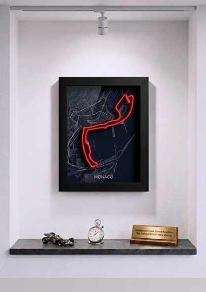 Monaco 3D Printed F1 Circuit Track Frame