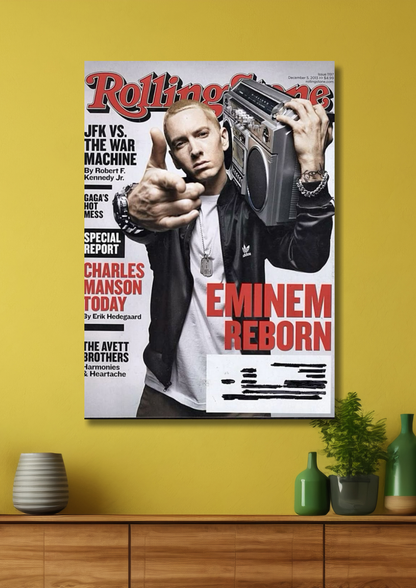 Eminem Reborn music poster