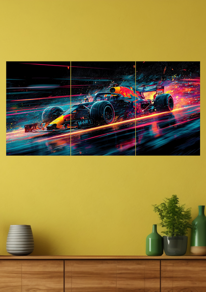 Red Bull Formula 1 Split Poster