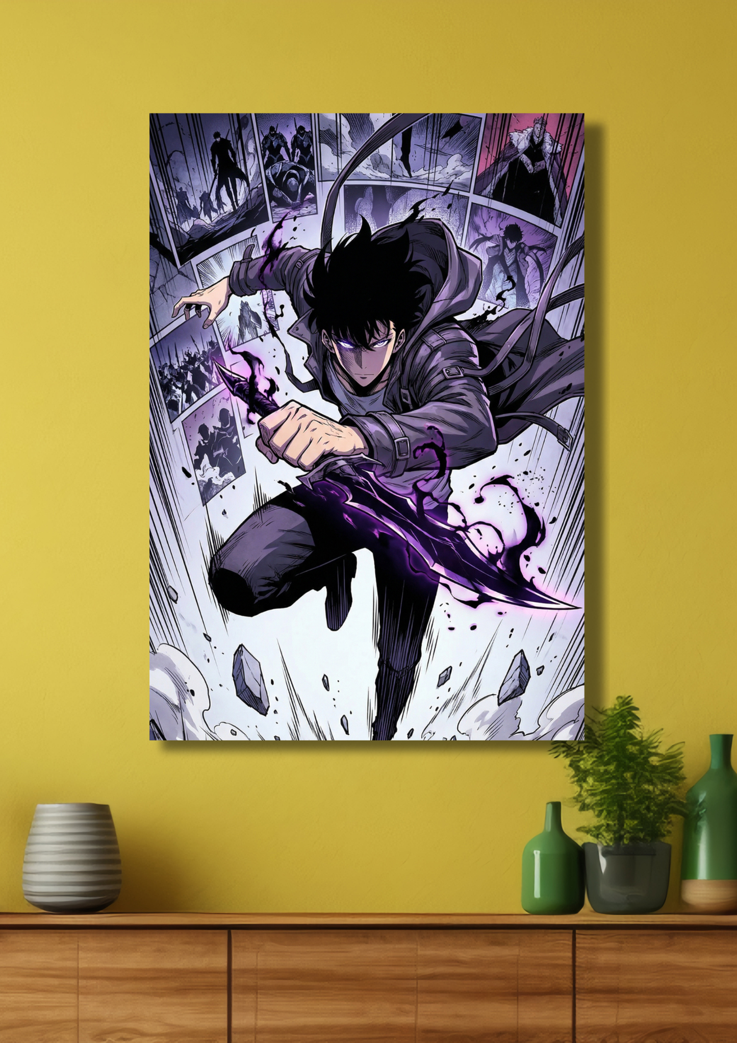 Sung Jin-woo Solo Leveling Anime Poster