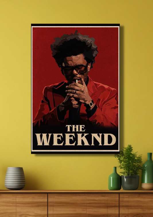 The Weeknd music poster