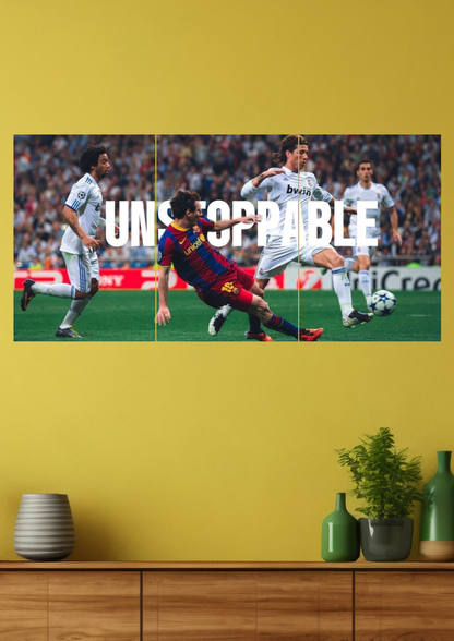 Messi Split Poster