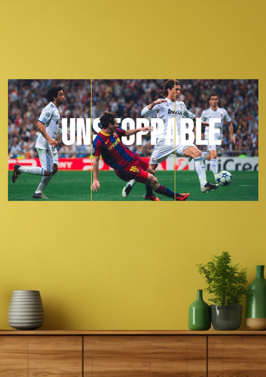 Messi Split Poster