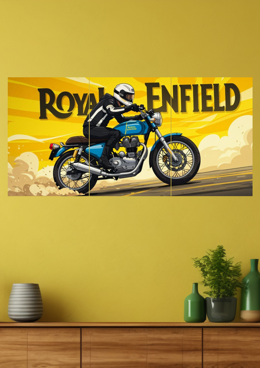 Royal Enfield Continental GT 650 motorcycle Split Poster