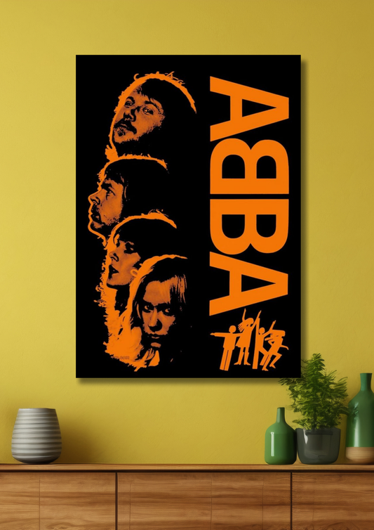 ABBA music poster