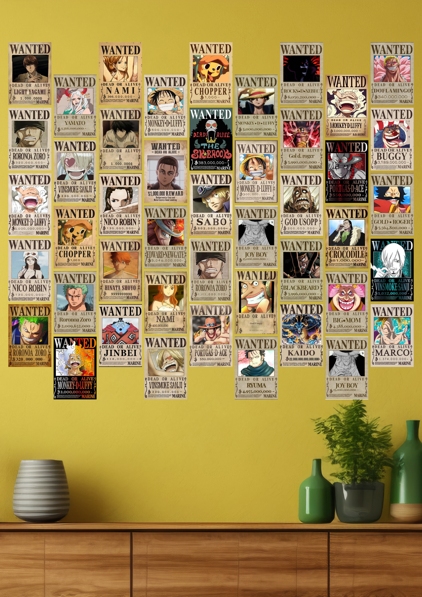 45 Epic Anime collage set poster