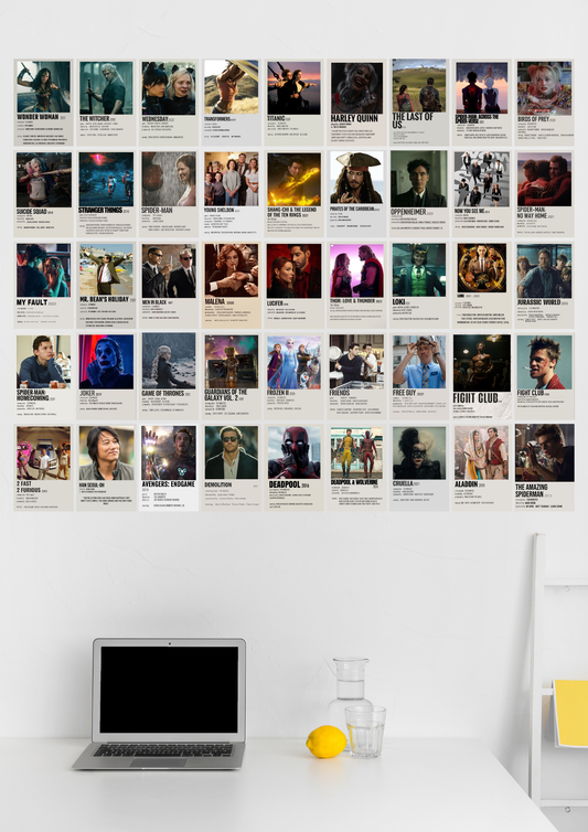 45 Epic Movies collage set poster